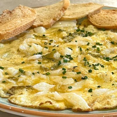 Truita oberta de bacallà 2